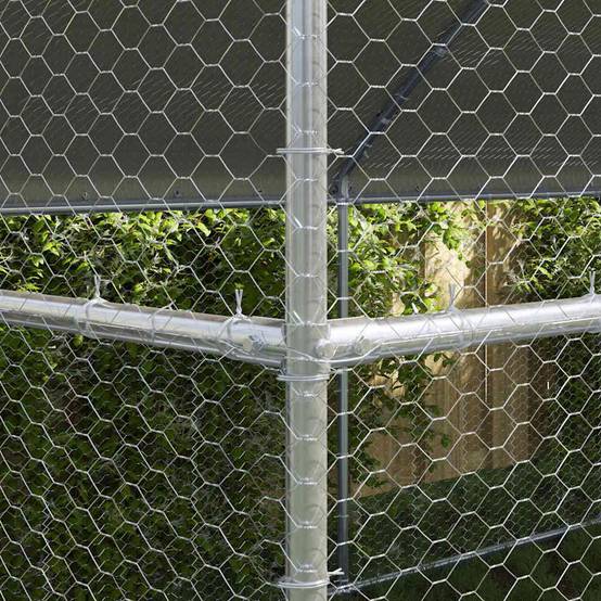 ComfortXL - Volière extérieure 8x2m acier galvanisé parc grillagé pour poules jardin – ComfortXL Outdoor Living - Image 3