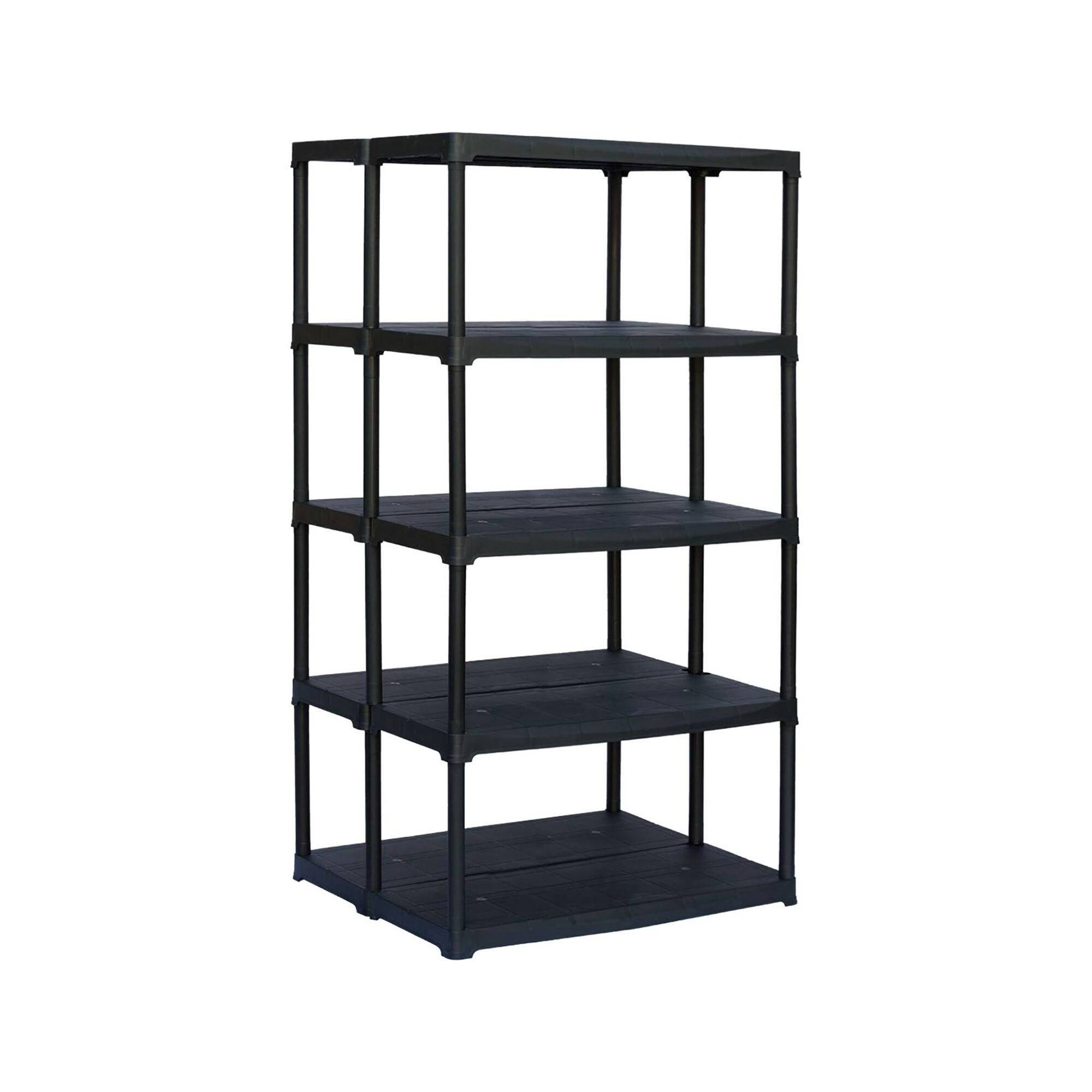 Dmora - Armoire d'extérieur Dammendol, Etagère d'extérieur, Armoire de balcon polyvalente, Armoire d'extérieur, Anthracite, 90x78h176 cm - Dmora - Imagen 1