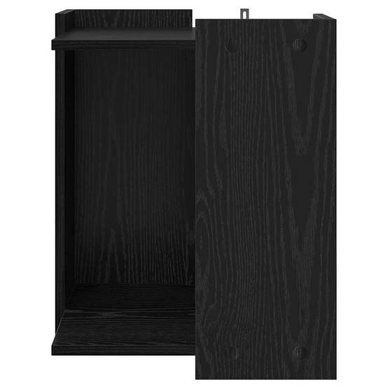 Meuble Litière Carré Bois Design Noir 42cm pour Chat Moderne Chic - ComfortXL Outdoor Living - Image 5
