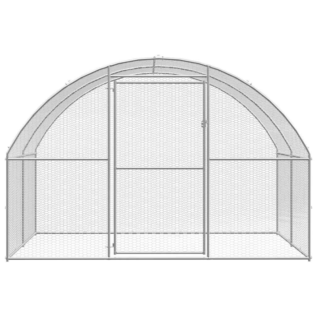 Vidaxl - Poulailler d'extérieur 3x4x2 m Acier galvanisé vidaXL 3095464 - Image 6