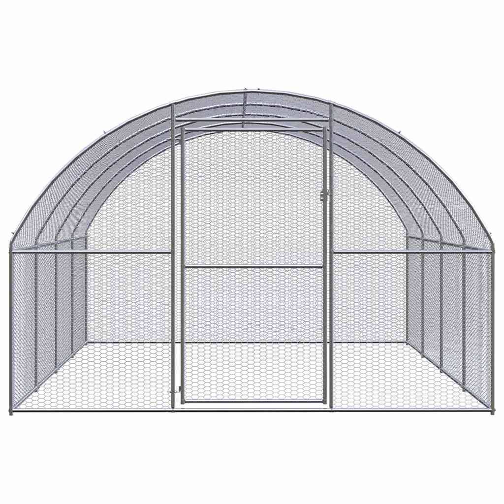 Vidaxl - Poulailler d'extérieur 3x4x2 m Acier galvanisé vidaXL 3095464 - Image 2