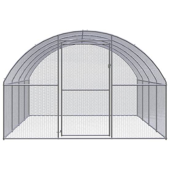 Vidaxl - Poulailler d'extérieur 3x4x2 m Acier galvanisé vidaXL 3095464 - Image 2