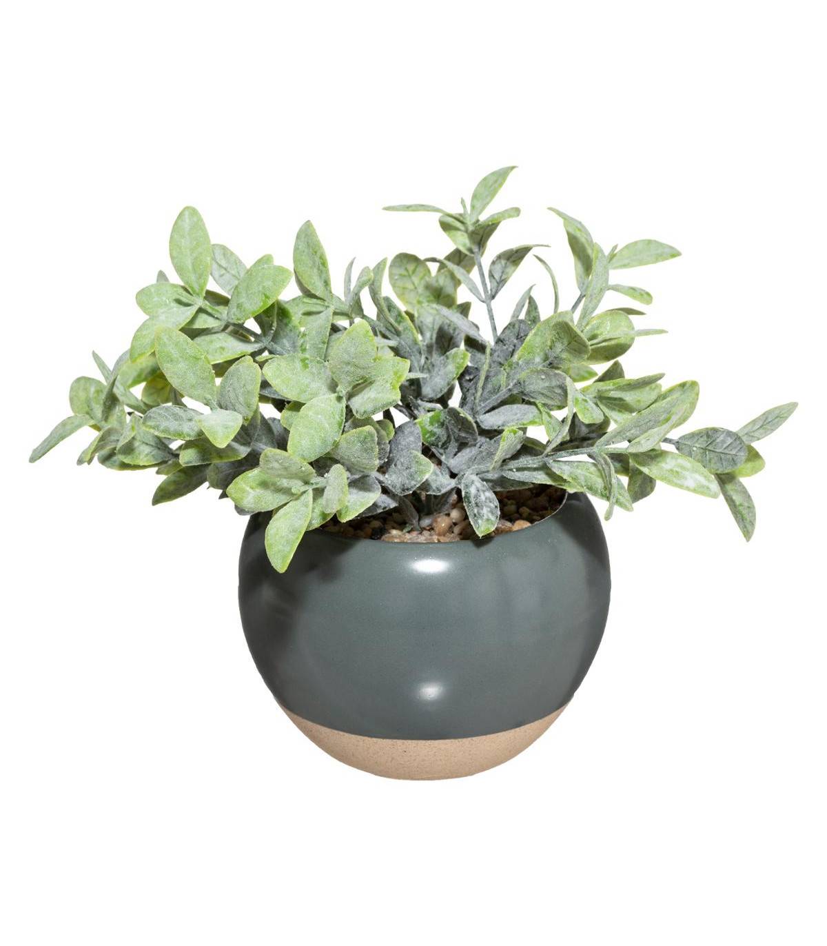 Plante artificielle dans Pot en Céramique D 24 x H 20 cm - Imagen 1