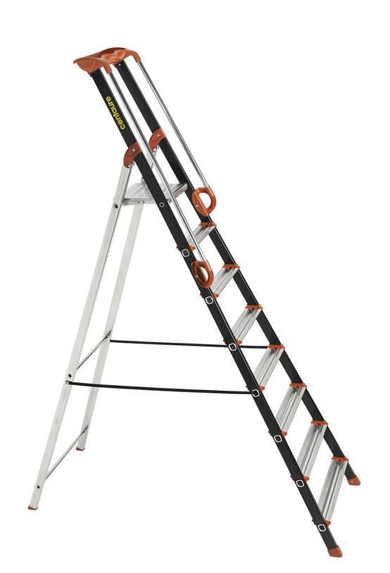 Escabeau aluminium PRO'UP 8 marches - CENTAURE - Image 1