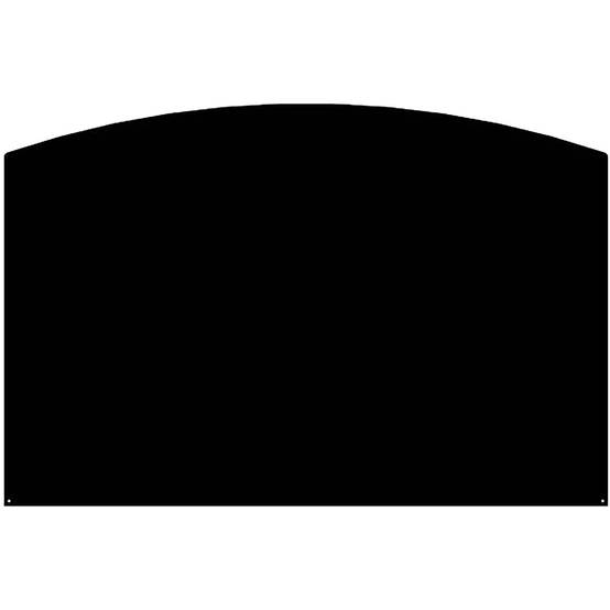 Le Marquier - Plaque De Sol Demi-Ronde Noire L120 H80
