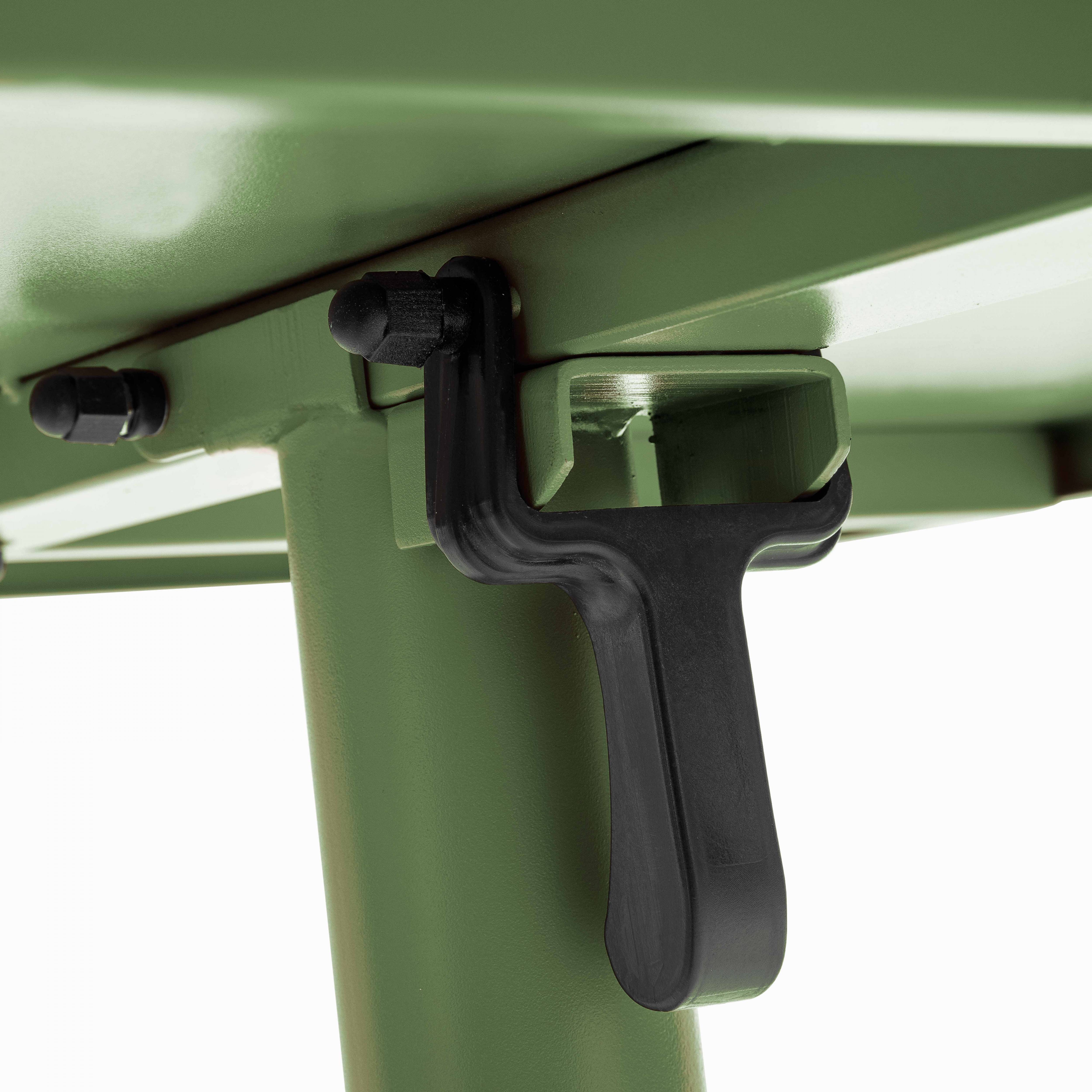Oviala - Ensemble table de jardin inclinable et 2 chaises bistrot vert cactus Palavas - Oviala - Imagen 4