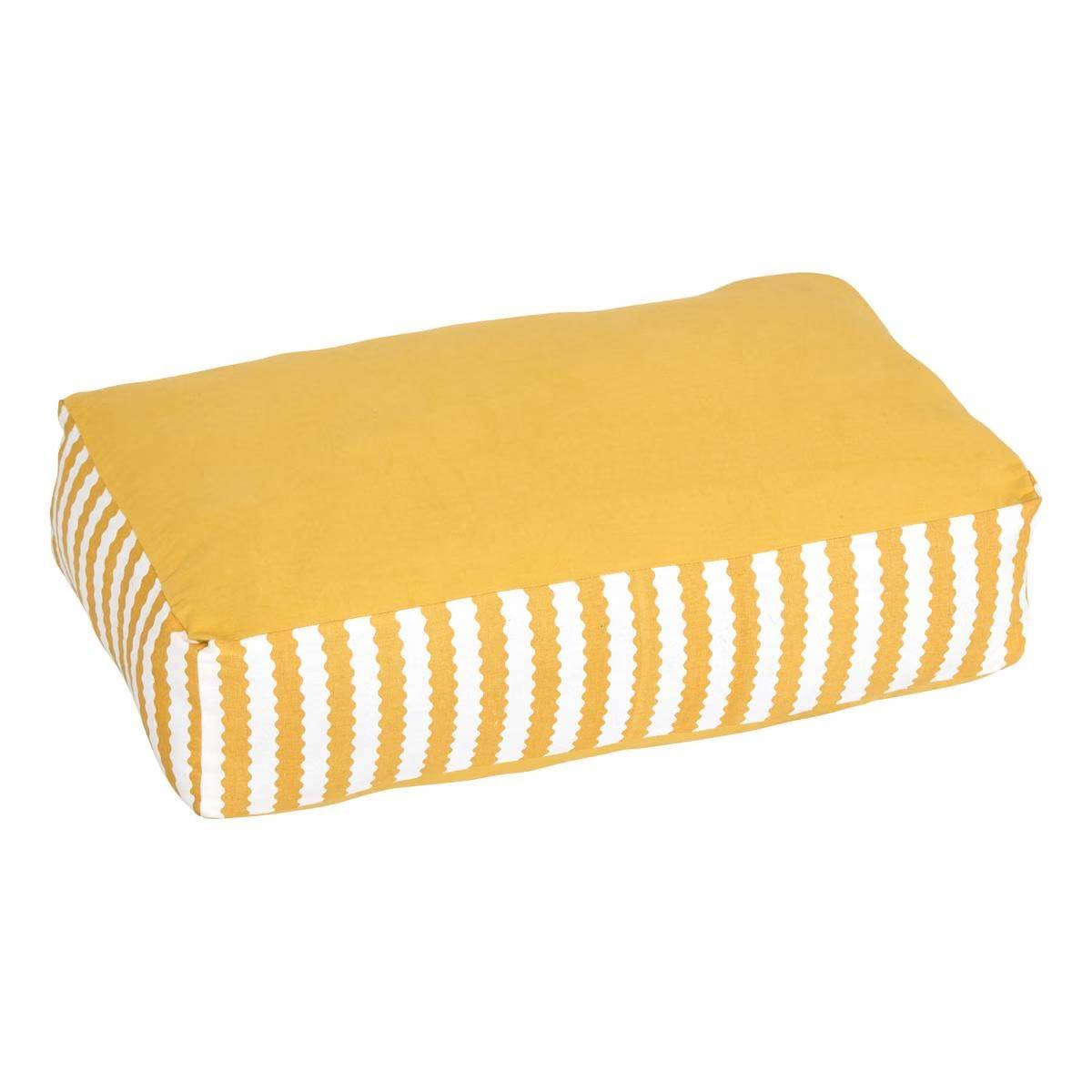 Coussin Palette Extérieur "Poolside" 40x60cm Jaune - Image 1