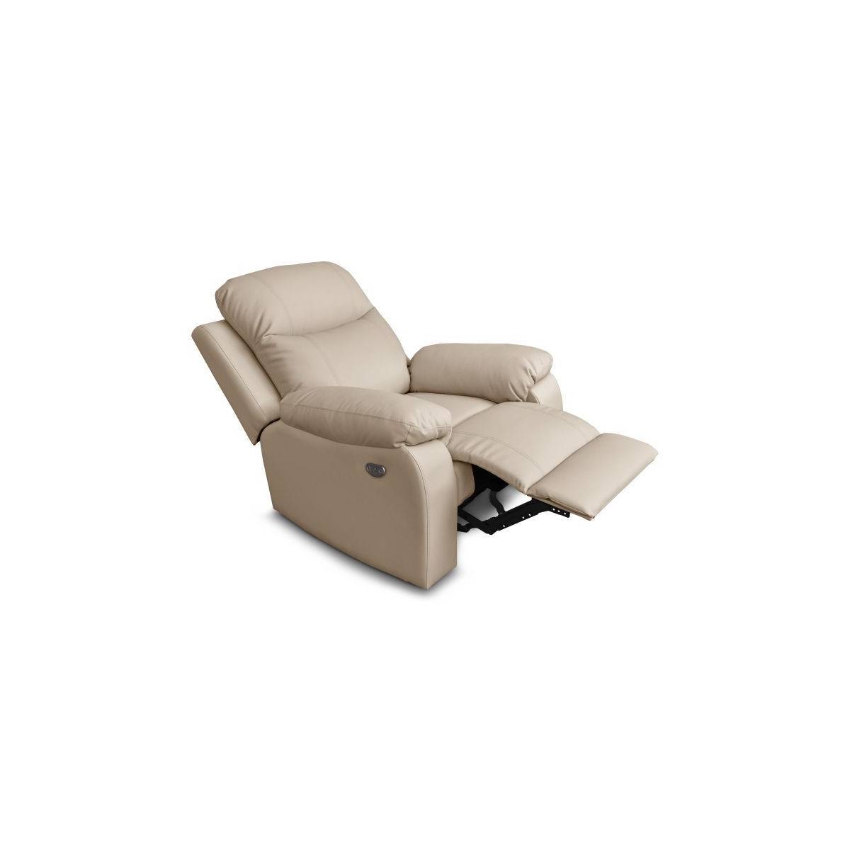 Paris Prix - Fauteuil de Relaxation "Tonaga" 100cm Beige - Image 3