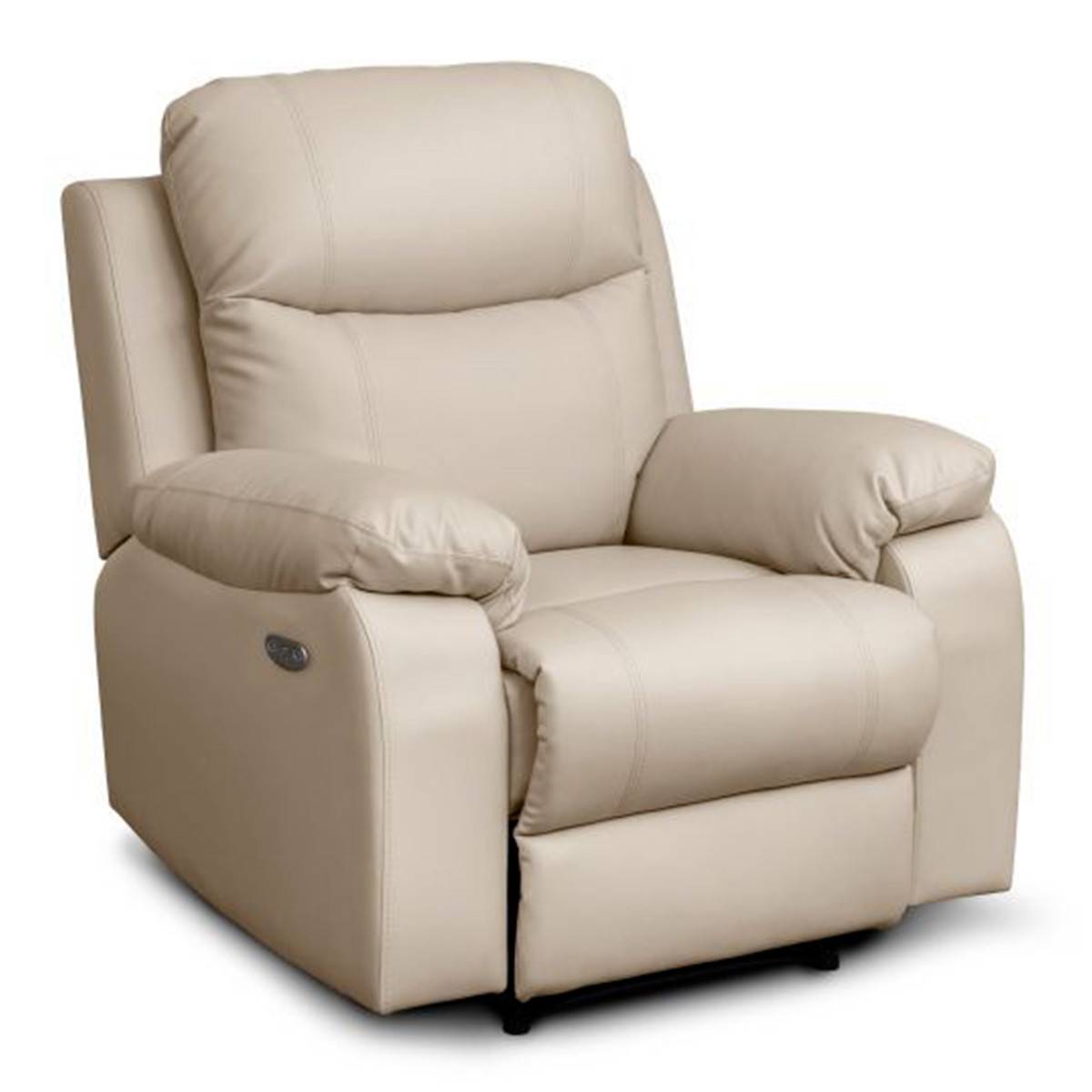 Paris Prix - Fauteuil de Relaxation "Tonaga" 100cm Beige - Image 1