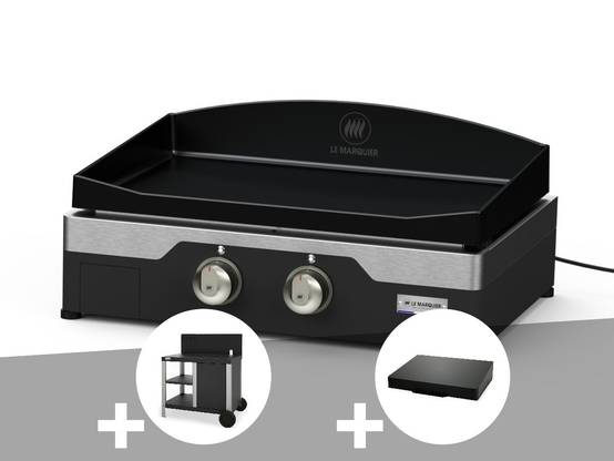 Lemarquier - Kit plancha électrique Allure 260 Duo Le Marquier + Desserte + Couvercle