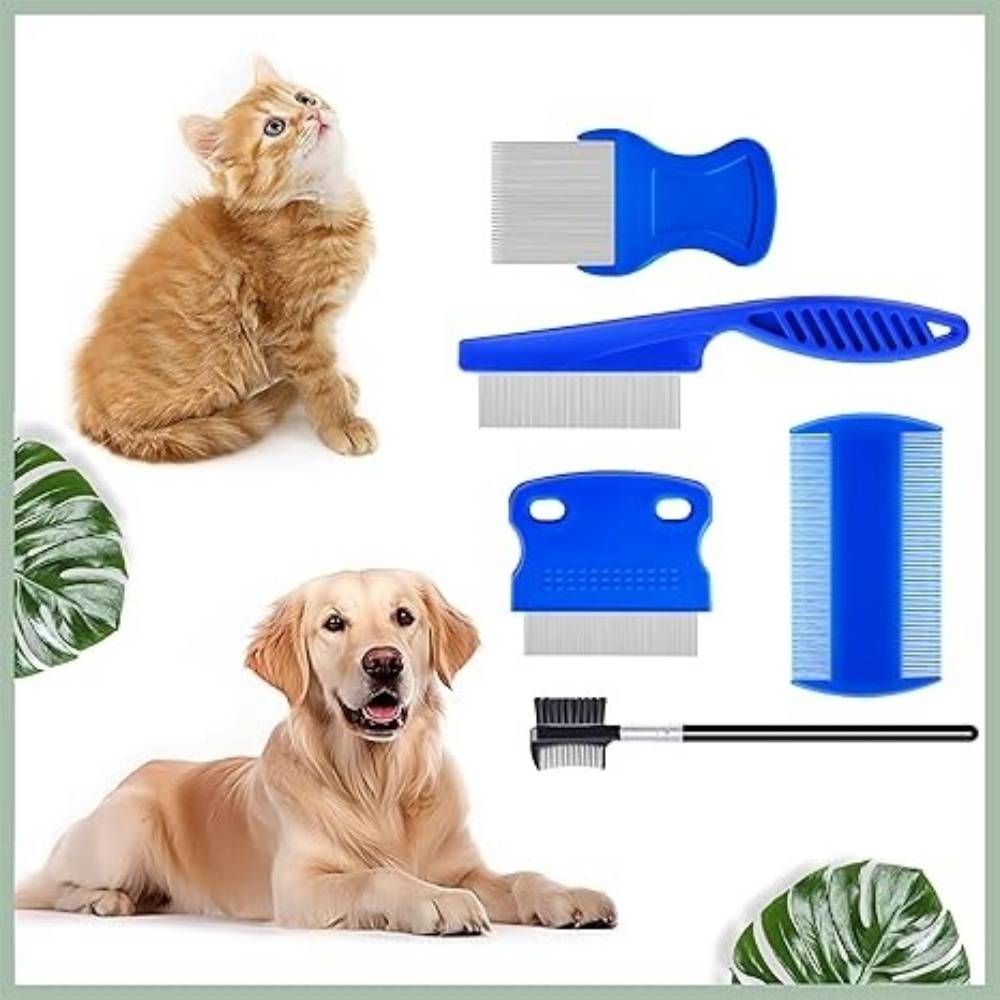 IntiMeg - Peigne anti-puces pour animaux, lot de 5 IntiMeg - Image 1