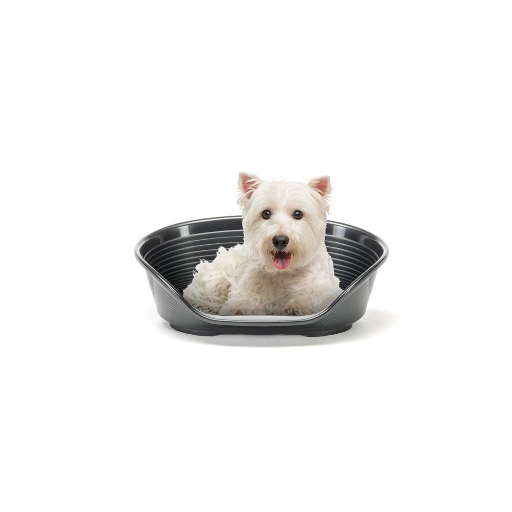 Ferplast - FERPLAST - Panier Chien Panier Chat  - Lit pour Chien en Plastique Small - 100% Plastique Recyclé - Lit pou Chat Lavable - Respirant  Antidérapant - - Imagen 8