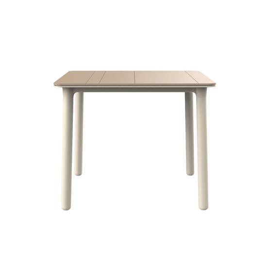Table carrée extérieur 90x90 sable - ivoire NOA garbar - Image 1