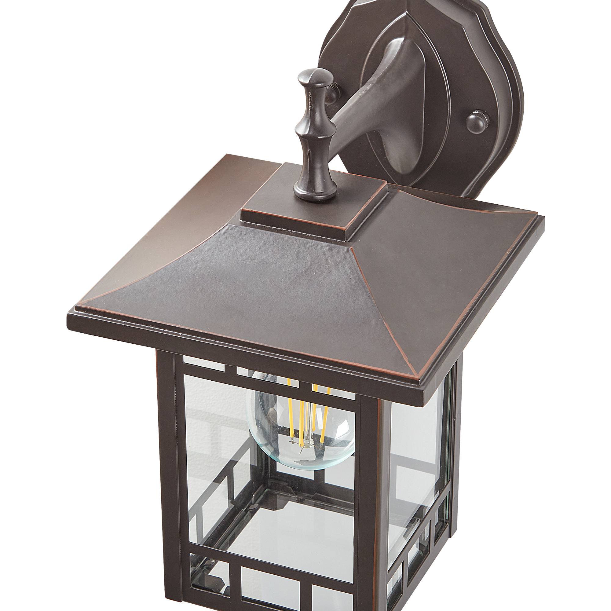 Beliani - Lampe murale pour l'extérieur Métal Noir HERIOT - Beliani - Imagen 5