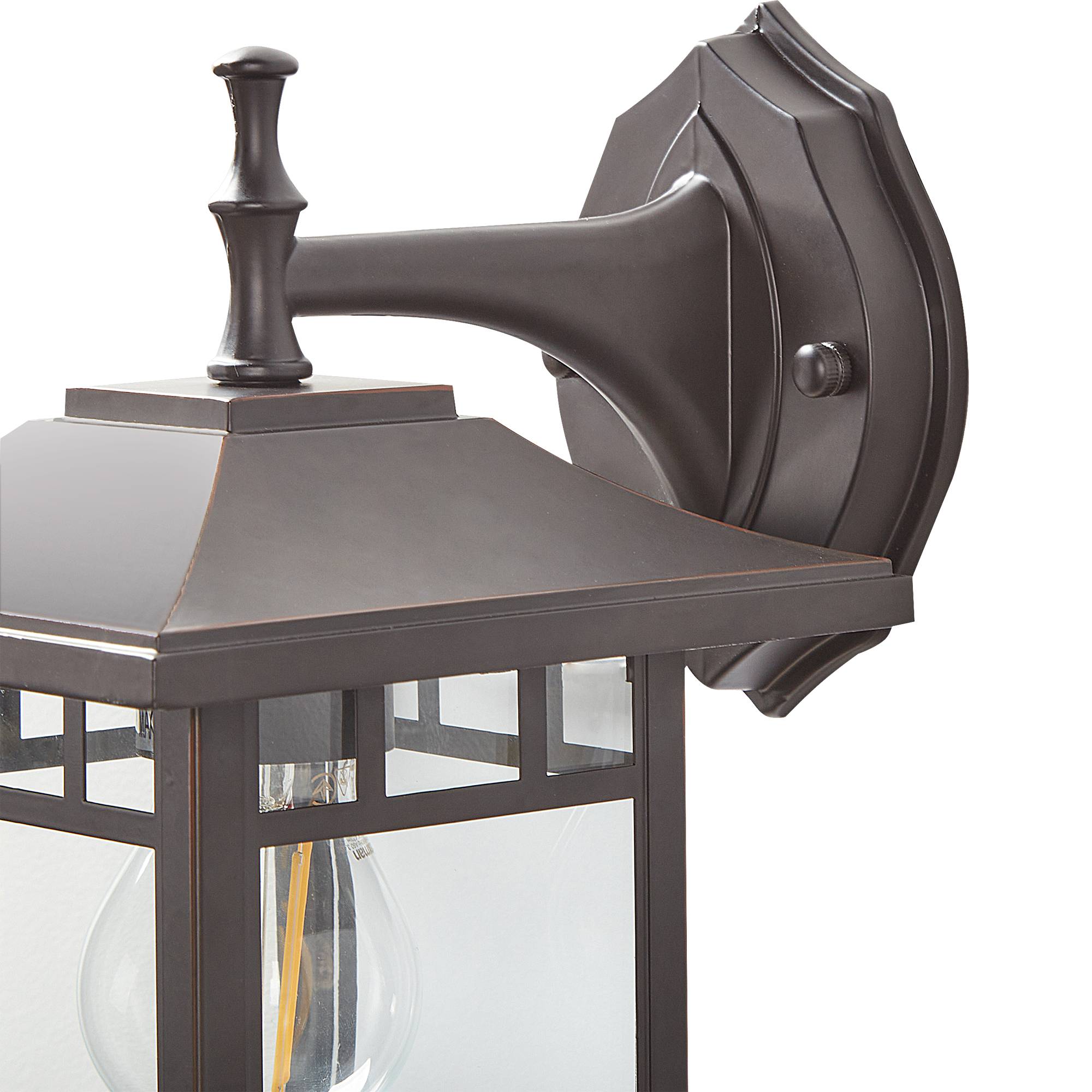 Beliani - Lampe murale pour l'extérieur Métal Noir HERIOT - Beliani - Imagen 6