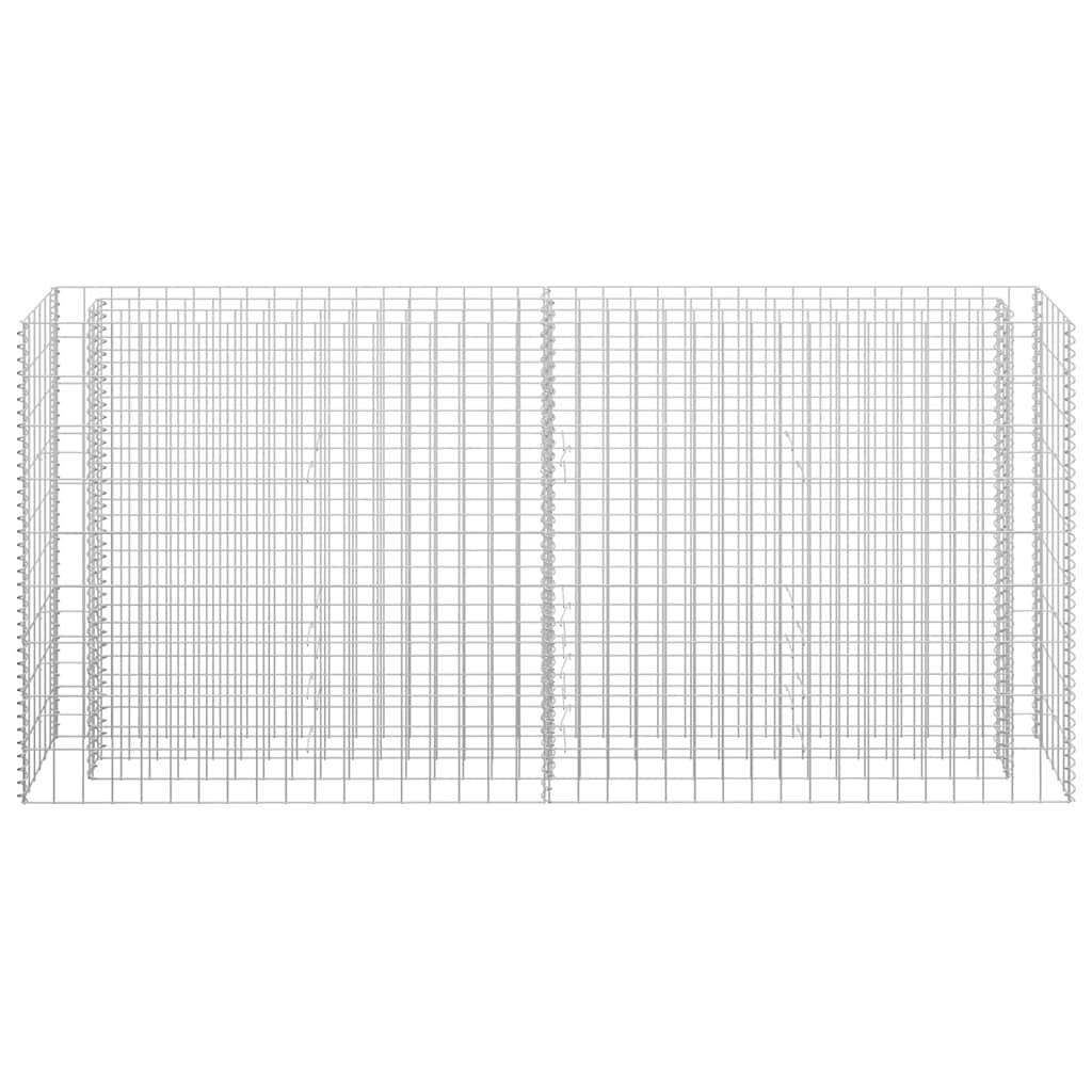 ComfortXL - Brise-Vue Gabion Haut et Fin Acier Galvanisé 180x30x90 cm – ComfortXL Outdoor Living - Image 4