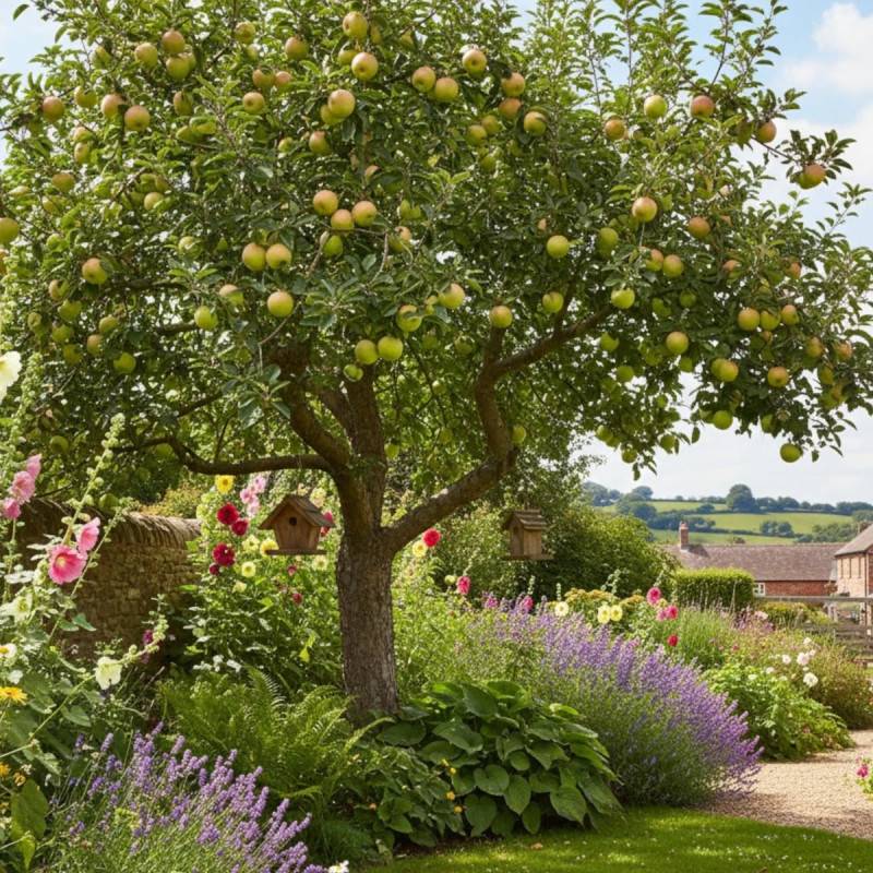 Pommier Golden Delicious - Bon rendement - Pot de 15L - Palmette verrier - 150/175 cm - De 3,00 m à 5,00 m - Imagen 5