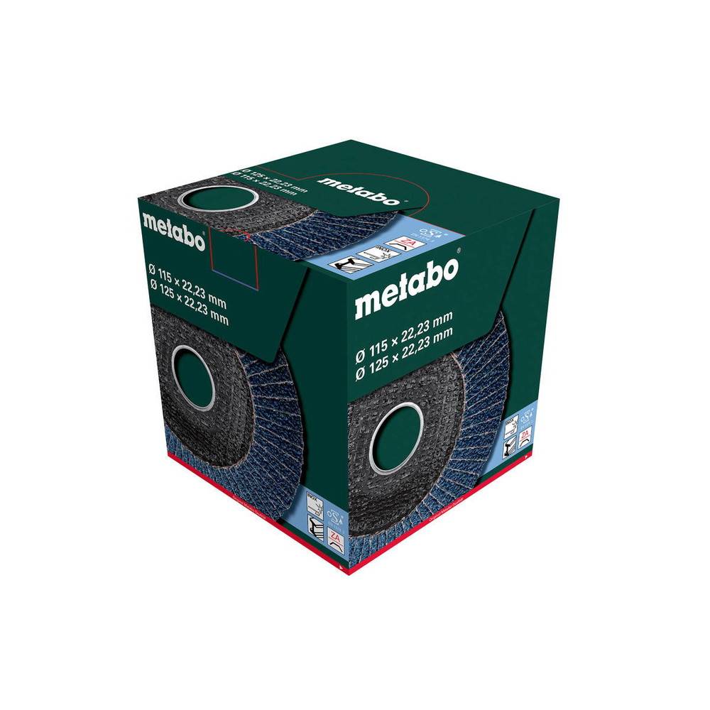 Metabo - Plateau abrasif à lamelles 125 mm P 40, SP-ZK - Imagen 3