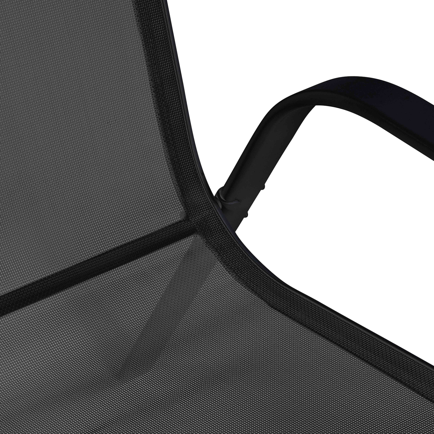 Salon de jardin POLY table extensible 135-270 CM et 12 chaises bois et noir - Image 9