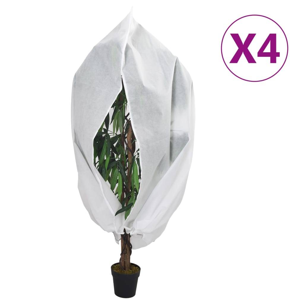 PANGIVO - Lot de 4 housses de protection plantes polypropylène blanc 100 x 155 cm - PANGIVO - Image 1