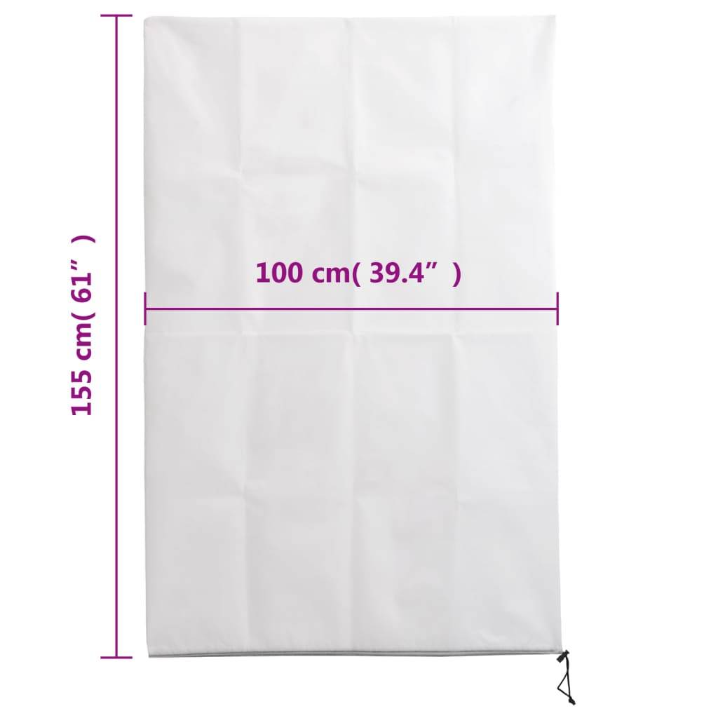 PANGIVO - Lot de 4 housses de protection plantes polypropylène blanc 100 x 155 cm - PANGIVO - Image 10