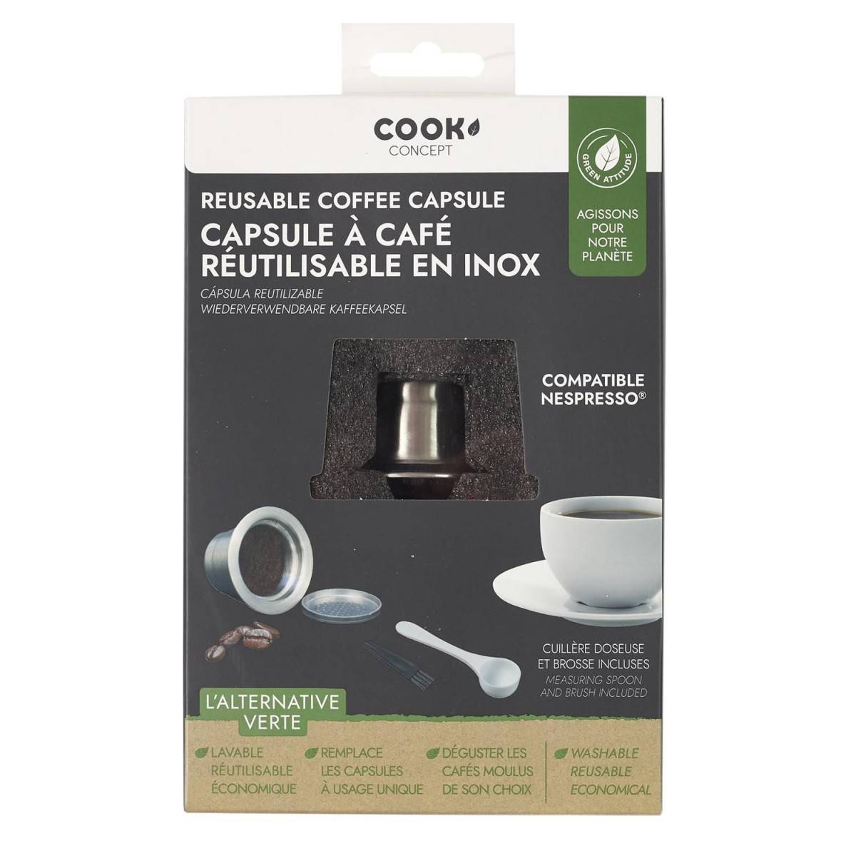 Cook Concept - Capsule à café réutilisable compatible Nespresso - Image 9
