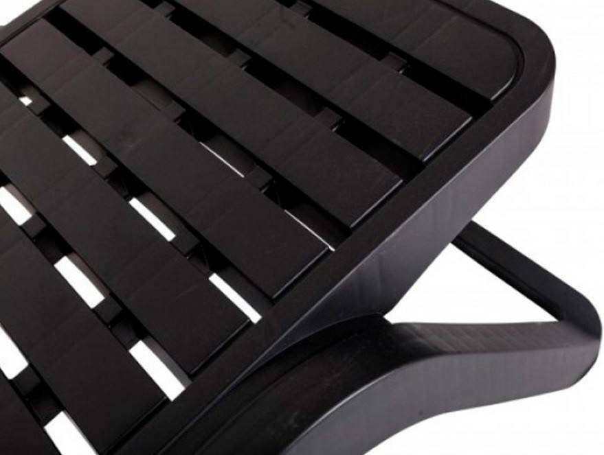Dmora - Bains de soleil Dcoppol, Chaise longue de jardin réglable, Chaise longue d'extérieur, 100% Made in Italy, 192x72h100 cm, Anthracite - Dmora - Imagen 4