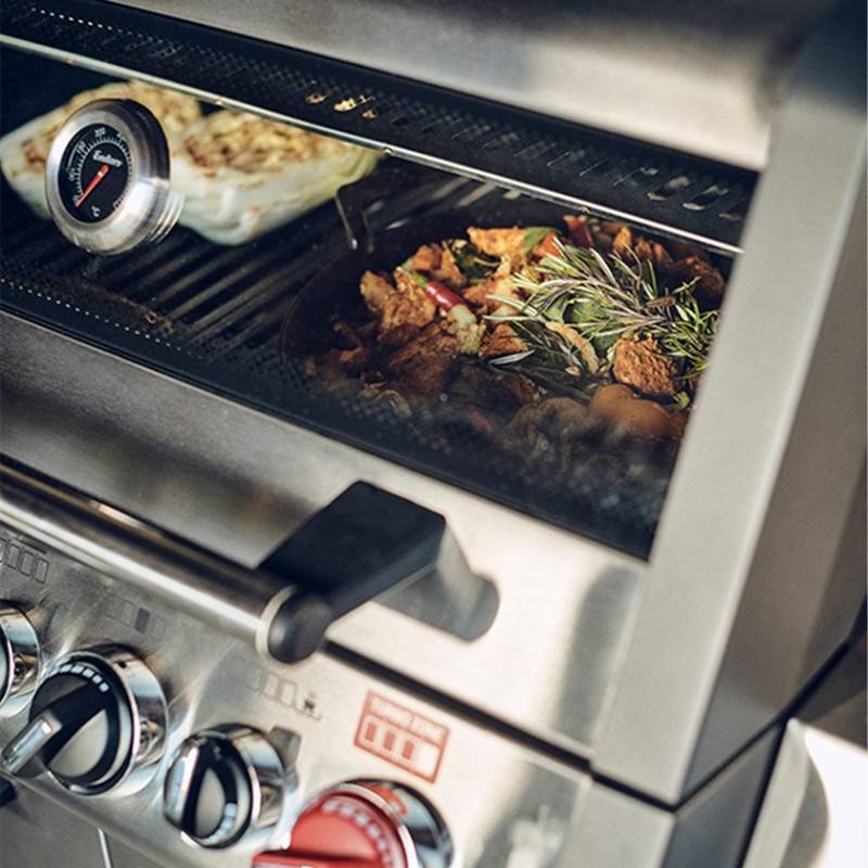 Barbecue Monroe Pro 3 SIK Turbo - ENDERS - 3 brûleurs dont 1 Turbo Zone - 1 brûleur arrière infrarouge + plaque plancha offerte - Imagen 8