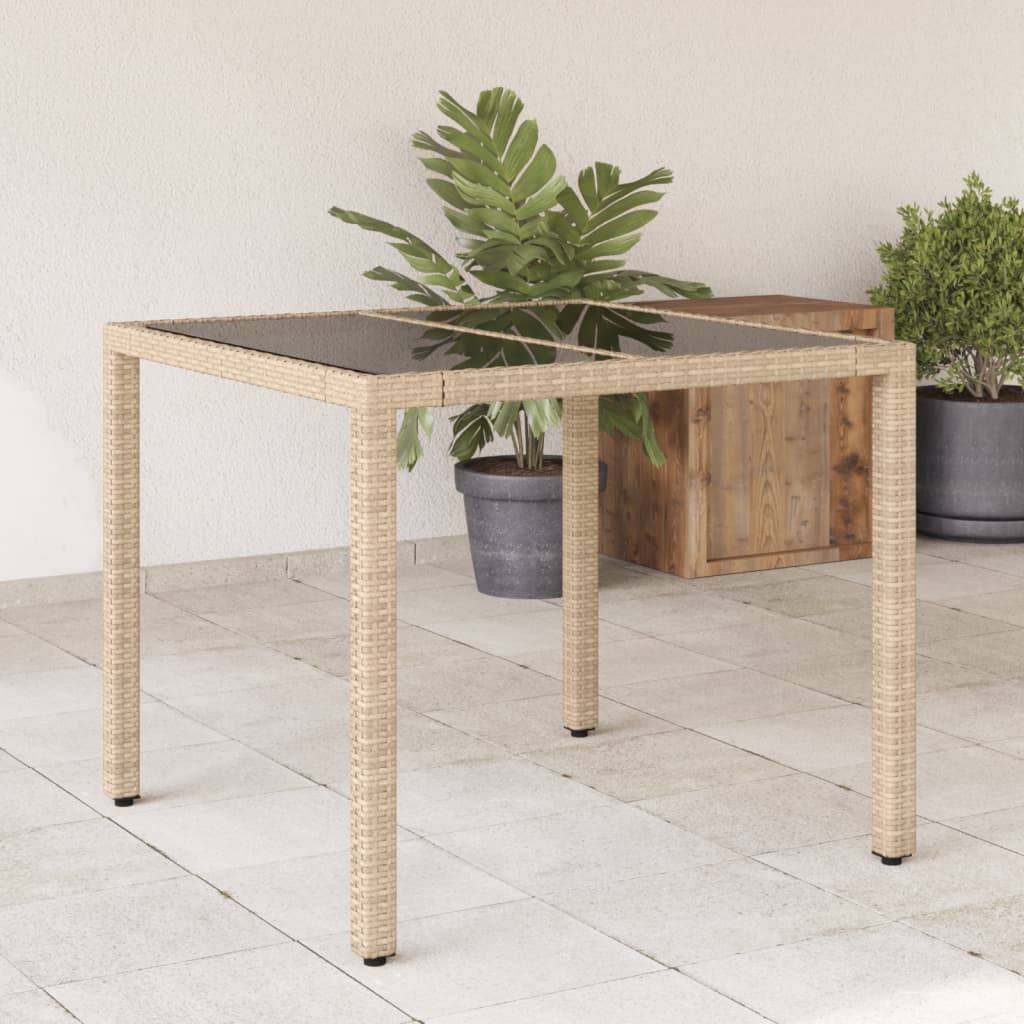 Table bois composite Prolenta Naturel 90 X 90 X 75 cm - P87211N - Image 1