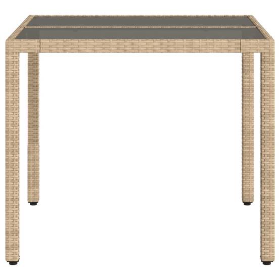 Table bois composite Prolenta Naturel 90 X 90 X 75 cm - P87211N - Image 5