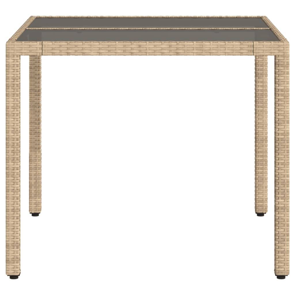 Table bois composite  Prolenta Naturel  90 X 90 X 75 cm  - P87211N - Image 5