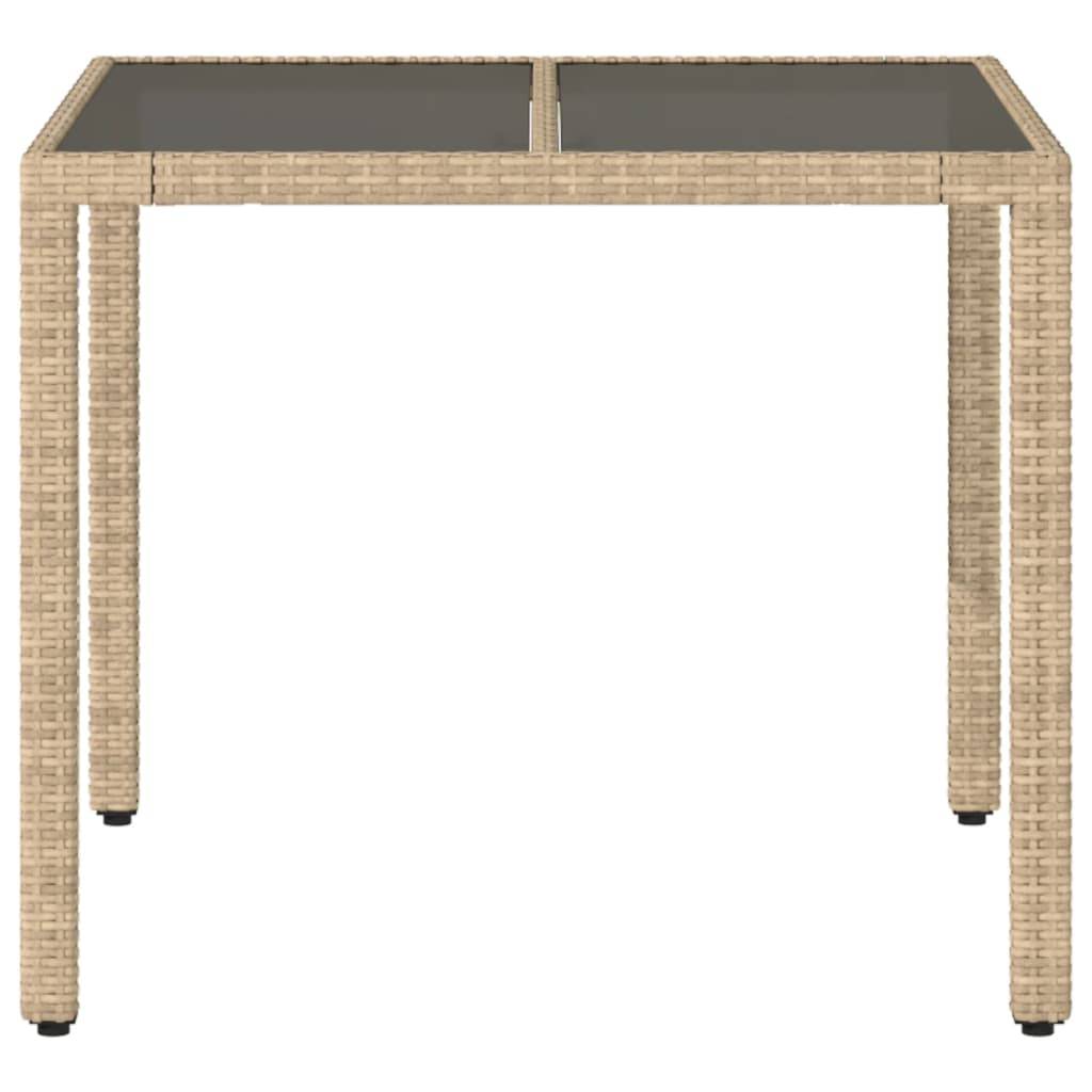 Table bois composite  Prolenta Naturel  90 X 90 X 75 cm  - P87211N - Image 4