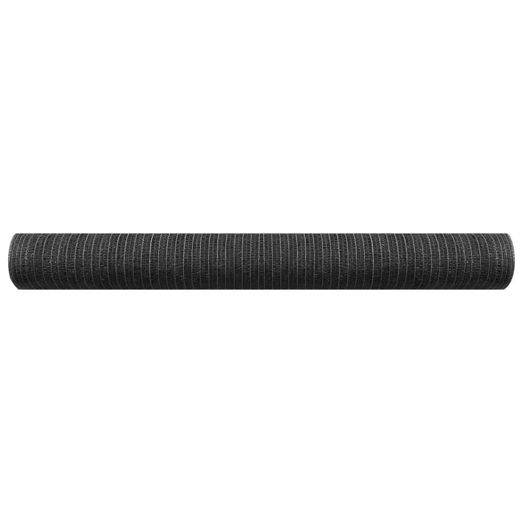 Helloshop26 - Filet brise-vue anthracite 1x25 m PEHD 135 g/m² - Imagen 3