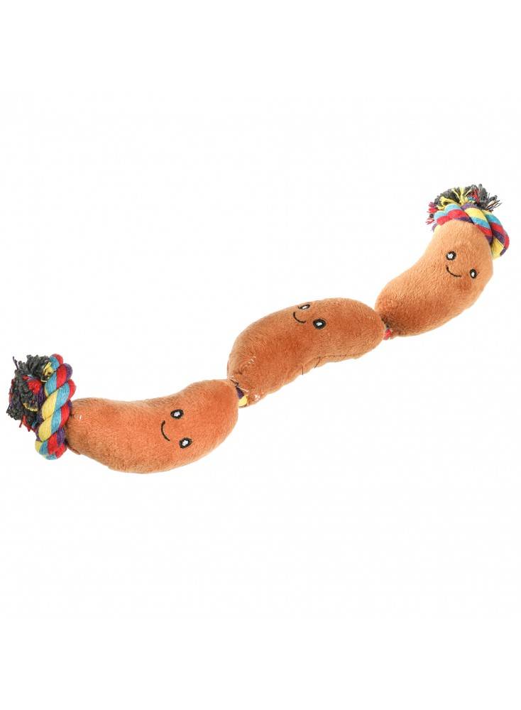 Jouet peluche saucisses taille Unique - Mon Ami Luki - Image 1