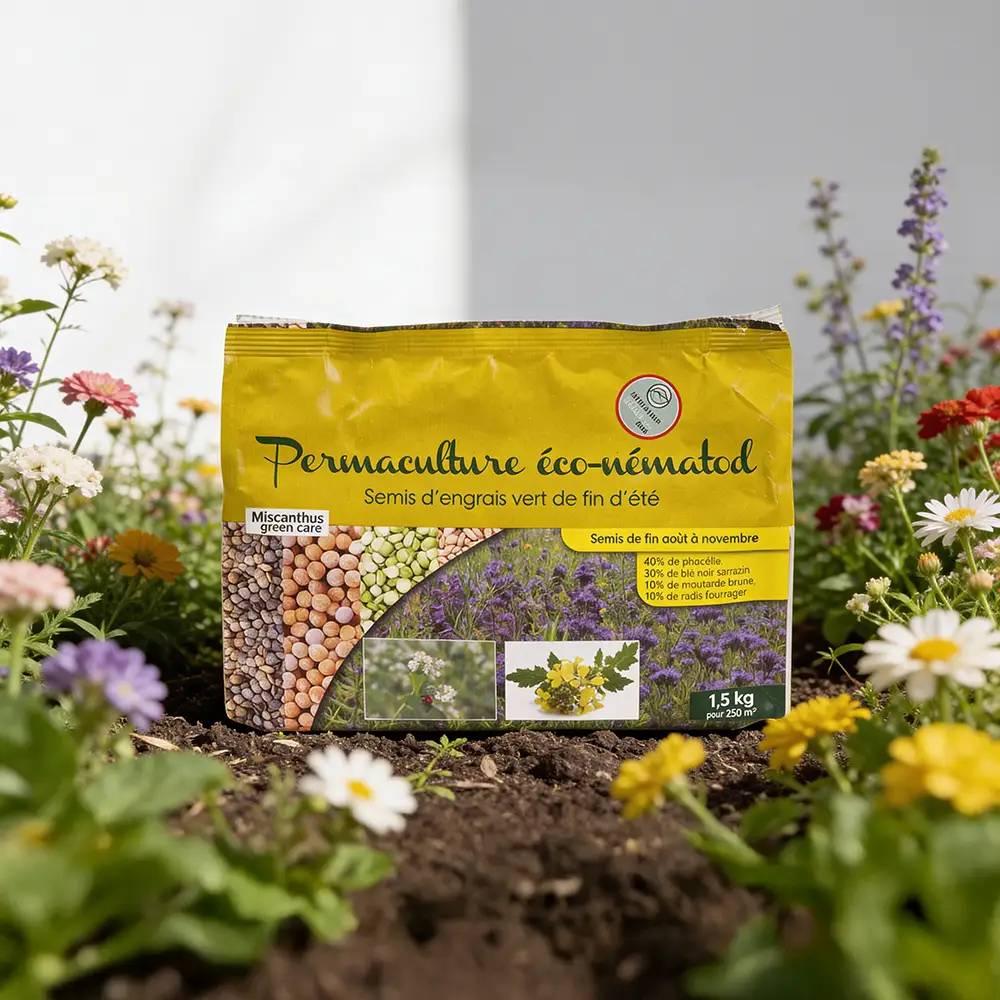 Autre - Semis d'Engrais Vert de Fin d'Été - Permaculture Eco-Nematod® (Sac de 1,5kg) - Image 3