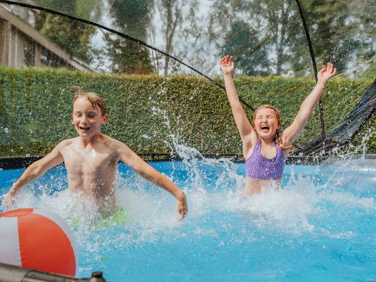 Exit Toys - Dôme pour piscine tubulaire ronde de Ø 4,20 à 4,35 m - Exit Toys - Image 4