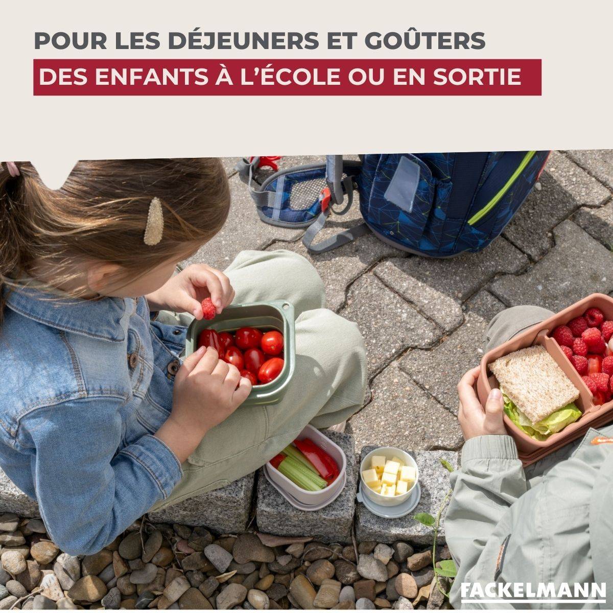 Lot de 6 lunch boxes 1,2 L avec 6 ustensiles de cuisine Fackelmann Storage - Image 5