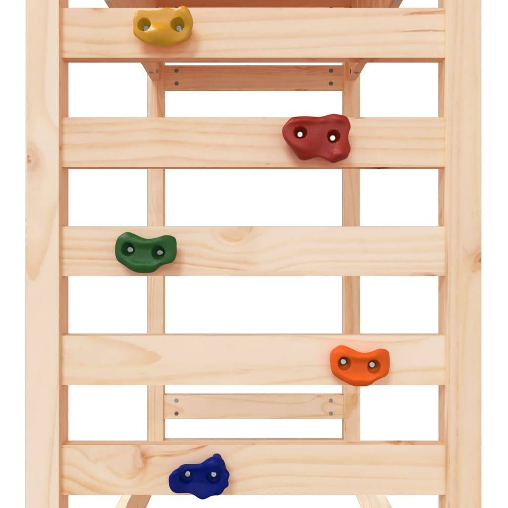 Helloshop26 - Aire de jeux d'extérieur balançoires toboggan portiques robuste jeux jardin 492 x 185 x 239 cm bois de pin massif - Imagen 7