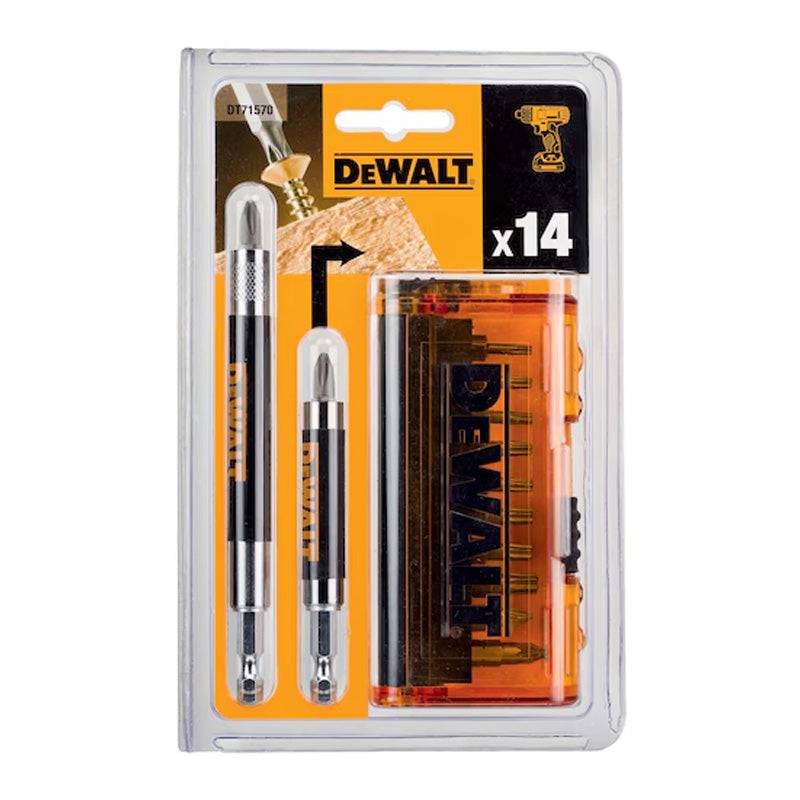 Dewalt - Coffret de 14 pièces avec embouts de vissage 25 mm DEWALT DT71570-QZ avec 2 portes-embouts magnétiques Dewalt - Imagen 2
