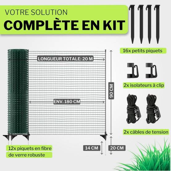 Horizont - Filet de délimitation FIX 20 m 90 cm HORIZONT - Image 3