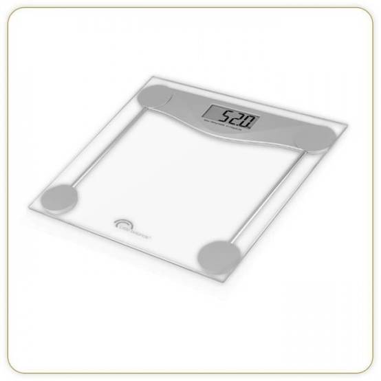 Balance - Pese Personne électronique LITTLE BALANCE 8193 SB2 - Plateau verre trempé transparent - 160 kg / 100 g - Image 2