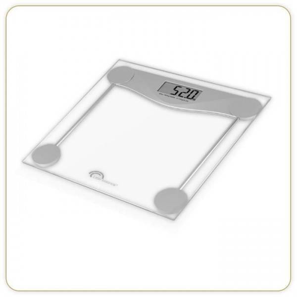 Balance - Pese Personne  électronique LITTLE BALANCE 8193 SB2 - Plateau verre trempé transparent - 160 kg / 100 g - Image 2
