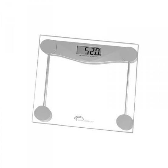 Balance - Pese Personne électronique LITTLE BALANCE 8193 SB2 - Plateau verre trempé transparent - 160 kg / 100 g - Image 1