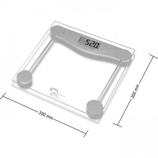 Balance - Pese Personne électronique LITTLE BALANCE 8193 SB2 - Plateau verre trempé transparent - 160 kg / 100 g - Image 3