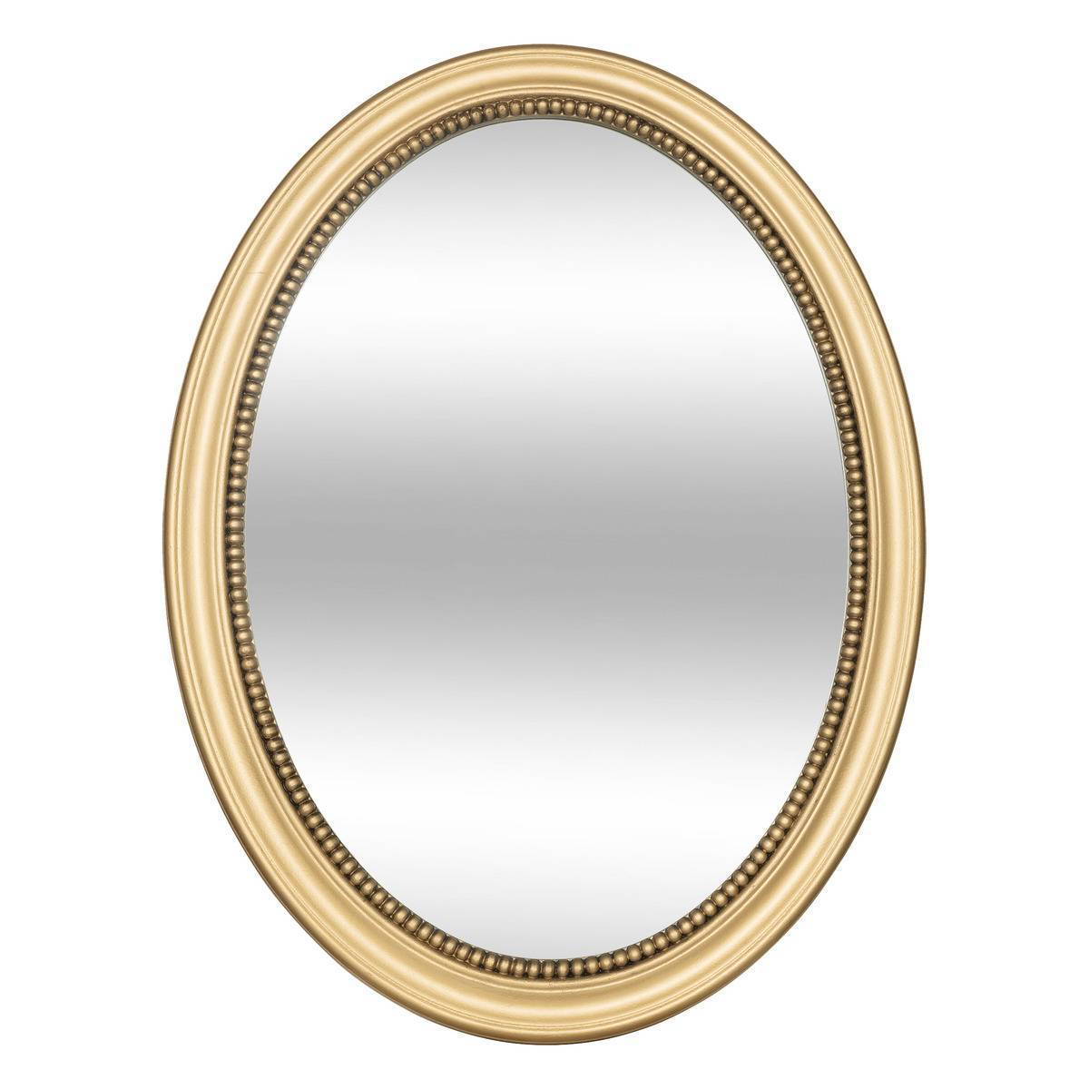 Atmosphera - Miroir rond moulure "Victoria" 53x40cm or - Atmosphera Créateur d'intérieur - Image 2