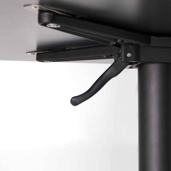 Oviala - Table de jardin mange-debout et 2 chaises en aluminium gris Cardiff - Oviala - Imagen 4