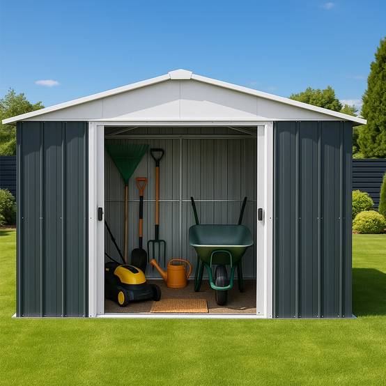 Yardmaster - Abri de Jardin métal anthracite 7,21 m2 - Image 2