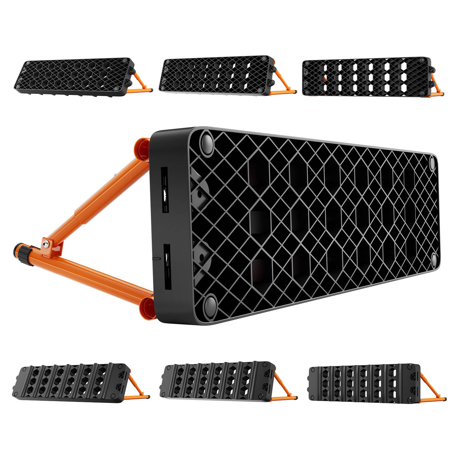 Vevor - VEVOR Planche de rebond pour football 99x24,5 cm, double face 6 en 1, cadre acier Q195, portable et stable.