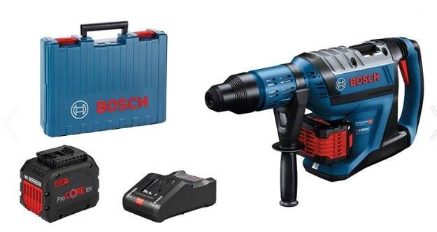 Bosch Professional - Perforateur SDS-Max BITURBO GBH18V-45 C - BOSCH - avec 2 batteries 18V 12.0 Ah - valise - 0611913002 - Imagen 1