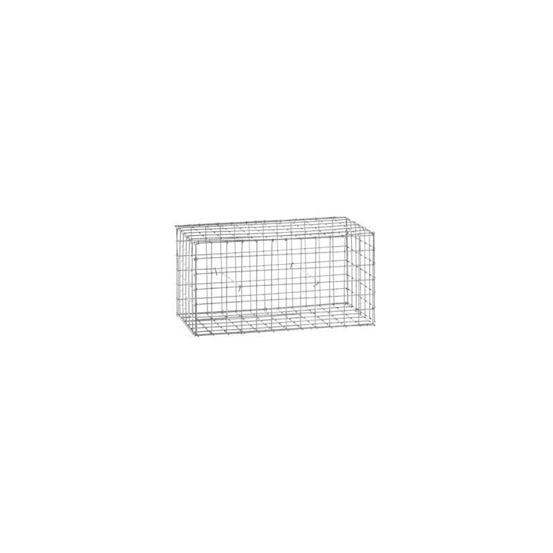Gabion acier galvanisé L60 x H30 x Pr.30 cm tirants et crampons inclus - Easy Clôture - Imagen 1